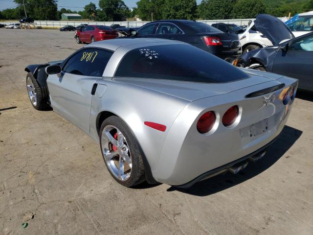 1G1YW2DW2D5105703 - 2013 CHEVROLET CORVETTE G GRAY photo 3