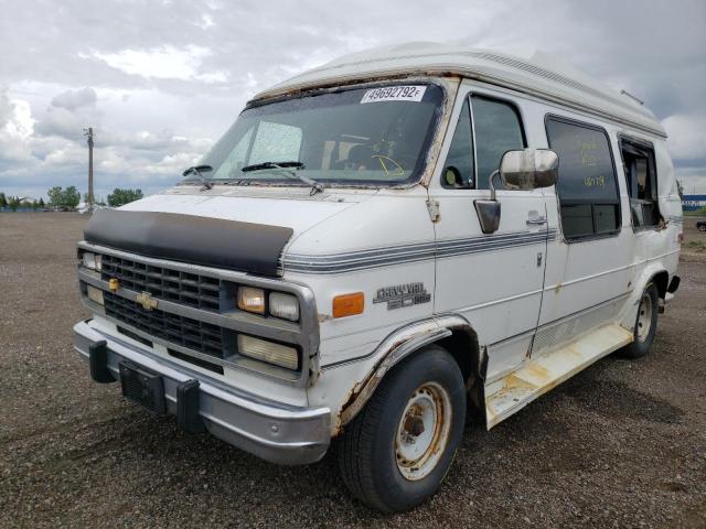 2GBEG25K6N4130242 - 1992 CHEVROLET G20 WHITE photo 2