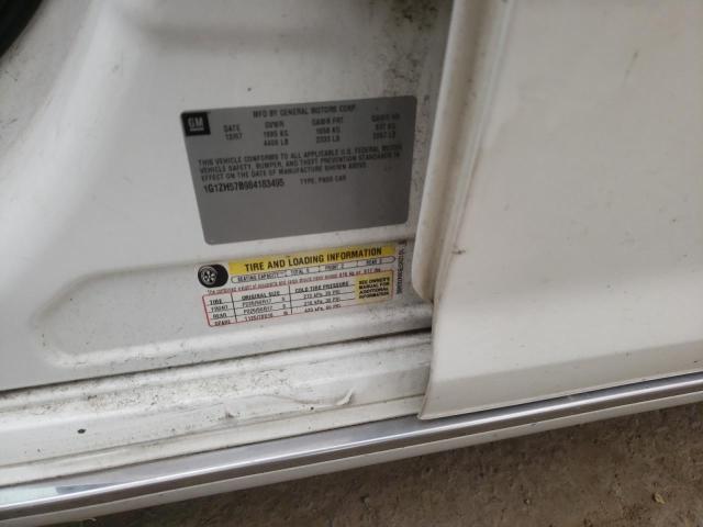 1G1ZH57B984183495 - 2008 CHEVROLET MALIBU 1LT თეთრი ფოტო 10