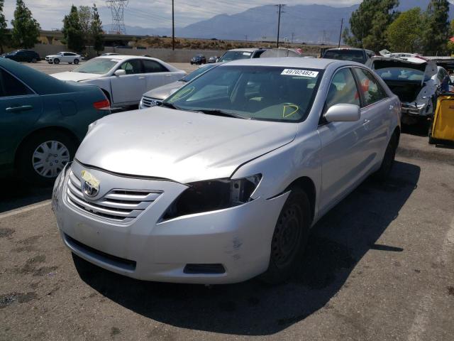 4T1BE46K87U541192 - 2007 TOYOTA CAMRY CE SILVER photo 2