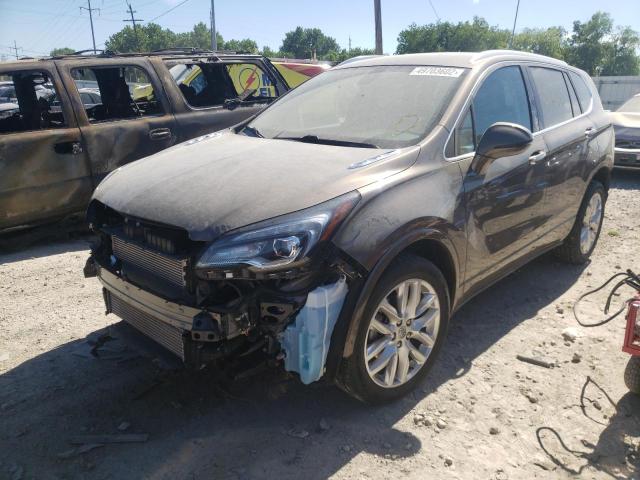 LRBFX3SX1KD005817 - 2019 BUICK ENVISION P GRAY photo 2