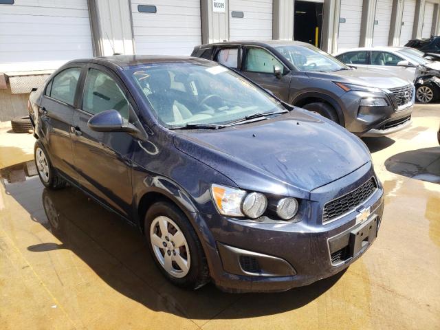 1G1JA5SH7F4176250 - 2015 CHEVROLET SONIC LS BLUE photo 1