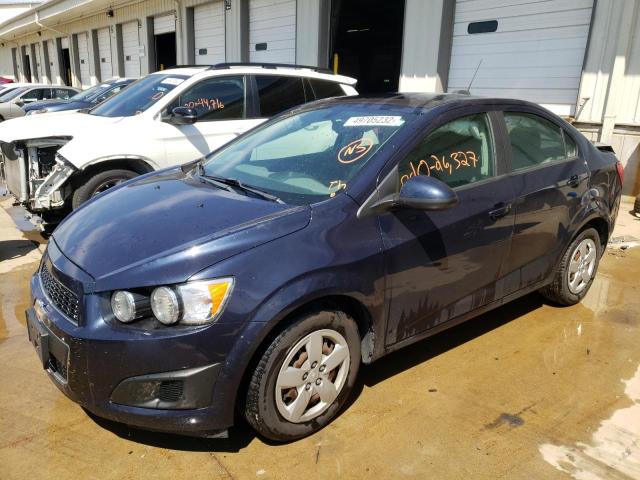 1G1JA5SH7F4176250 - 2015 CHEVROLET SONIC LS BLUE photo 2