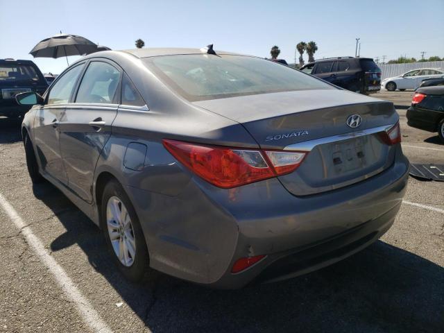 5NPEB4AC9EH935284 - 2014 HYUNDAI SONATA GLS GRAY photo 3