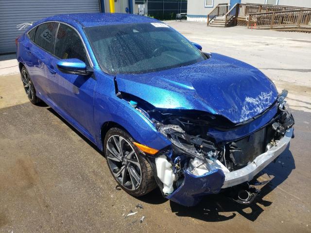 2HGFC2F87KH605191 - 2019 HONDA CIVIC SPOR 蓝色 照片 1