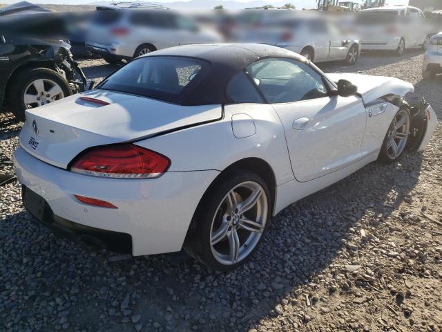 WBALM1C50EE634298 - 2014 BMW Z4 SDRIVE3 WHITE photo 4