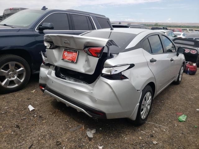 3N1CN8DV8NL839281 - 2022 NISSAN VERSA S SILVER photo 4