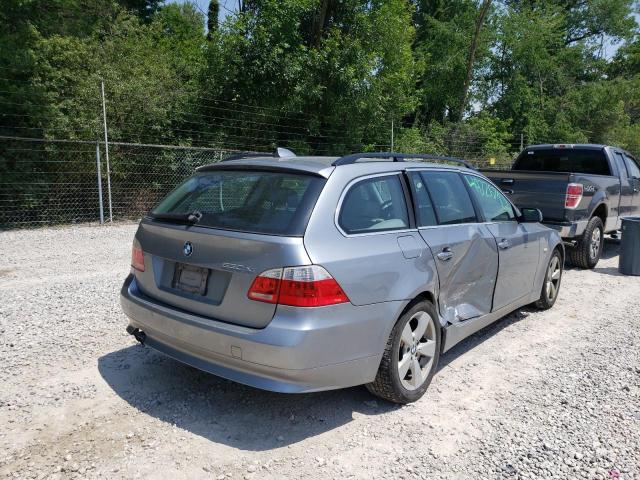 WBANN73536CN03369 - 2006 BMW 530 XIT GRAY photo 4