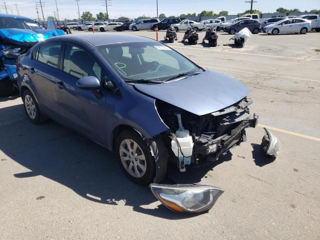 KNADM4A33G6696296 - 2016 KIA RIO LX BLUE photo 1