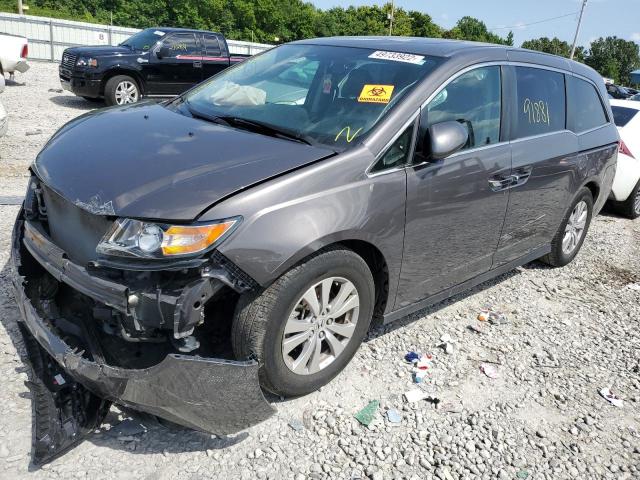 5FNRL5H60GB130148 - 2016 HONDA ODYSSEY EX GRAY photo 2