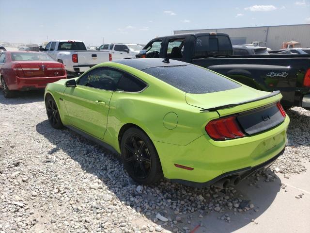 1FA6P8CF4L5187051 - 2020 FORD MUSTANG GT GREEN photo 3