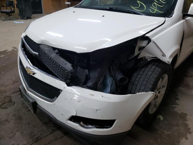 1GNKVGED0CJ254487 - 2012 CHEVROLET TRAVERSE L WHITE photo 9