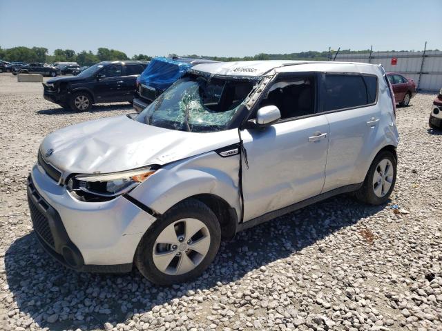 KNDJN2A25F7755257 - 2015 KIA SOUL SILVER photo 2