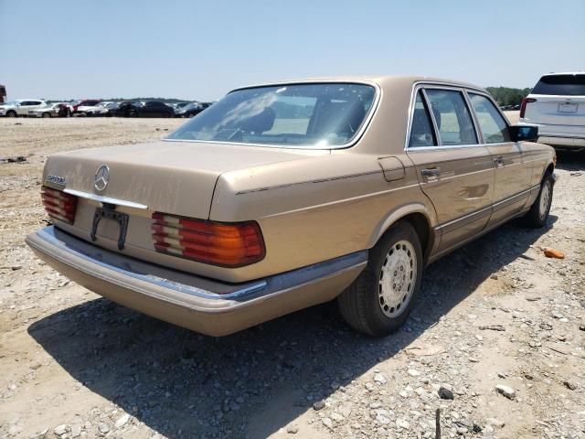 WDBCA35D7HA335669 - 1987 MERCEDES-BENZ 420 SEL GOLD photo 4