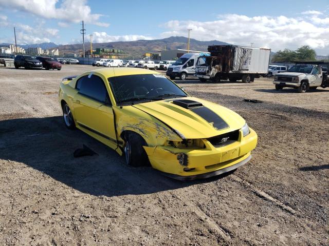 1FAFP42RX3F452411 - 2003 FORD MUSTANG MA YELLOW photo 1