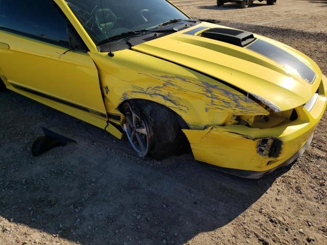 1FAFP42RX3F452411 - 2003 FORD MUSTANG MA YELLOW photo 9
