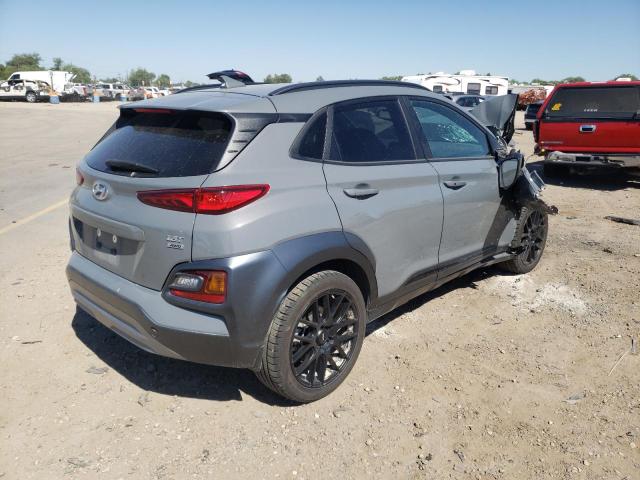 KM8K6CA52MU704410 - 2021 HYUNDAI KONA NIGHT GRAY photo 4