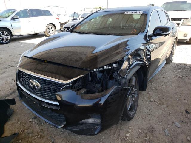 SJKCH5CP3HA015784 - 2017 INFINITI QX30 BASE BLACK photo 2