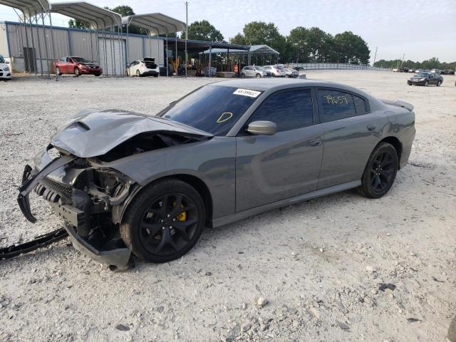 2C3CDXHG8KH535236 - 2019 DODGE CHARGER GT GRAY photo 2