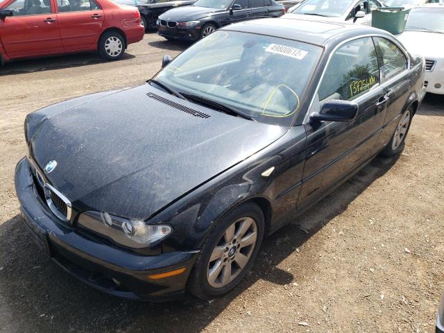 WBABD33405PL07600 - 2005 BMW 325 CI BLACK photo 2