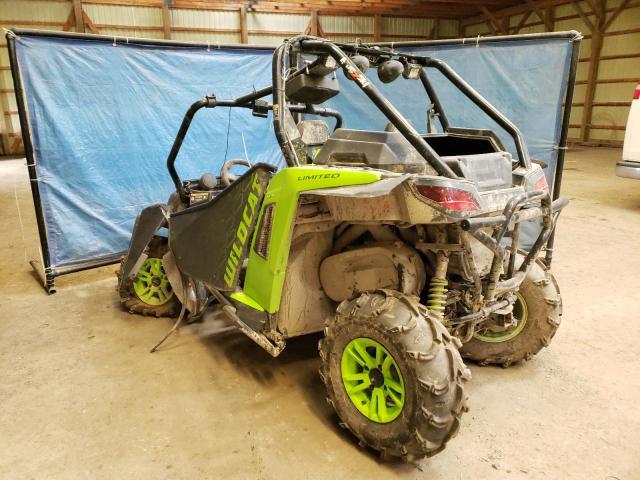 4UF18MPV4JT300607 - 2018 ARCTIC CAT WILDCAT GREEN photo 3