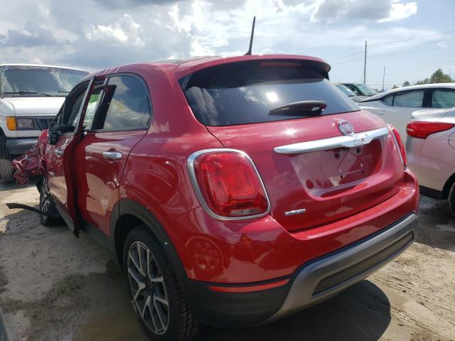 ZFBCFXCB5HP522663 - 2017 FIAT 500X TREKK RED photo 3