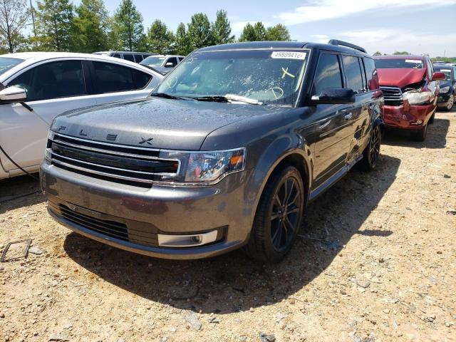2FMGK5C84HBA06445 - 2017 FORD FLEX TEAL photo 2