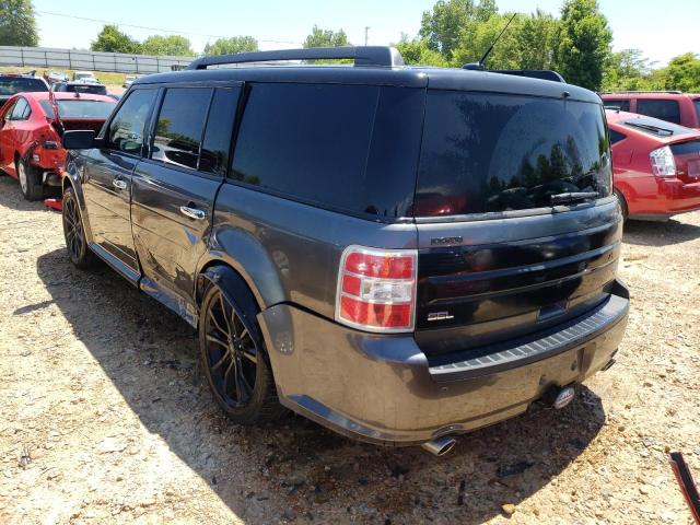 2FMGK5C84HBA06445 - 2017 FORD FLEX TEAL photo 3