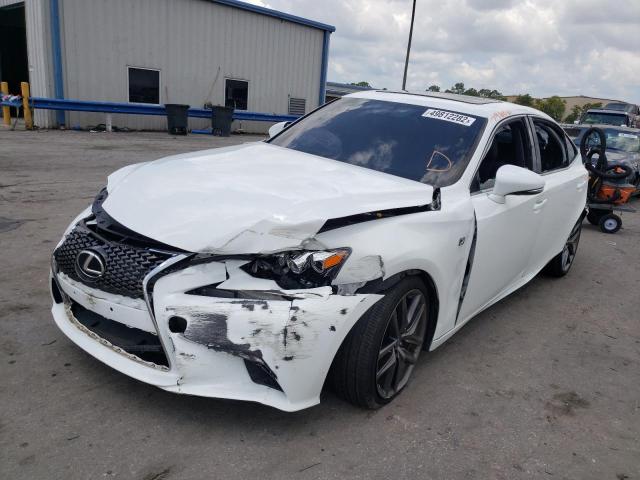 JTHCF1D20E5008508 - 2014 LEXUS IS 250 WHITE photo 2