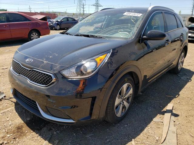 KNDCB3LC6J5210265 - 2018 KIA NIRO FE BLACK photo 2