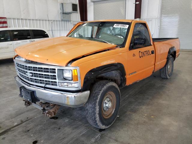 1GCHK34K3PE186981 - 1993 CHEVROLET 3500 ORANGE photo 2