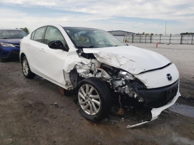 JM1BL1V82C1615023 - 2012 MAZDA 3 I WHITE photo 1