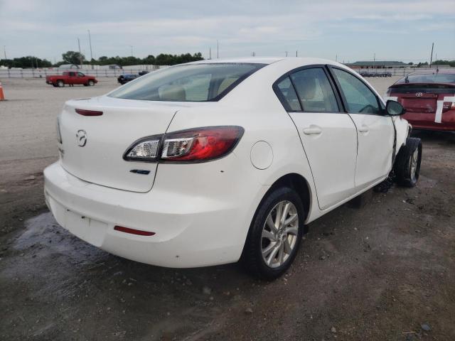 JM1BL1V82C1615023 - 2012 MAZDA 3 I WHITE photo 4