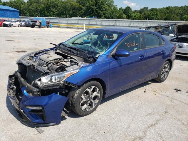 3KPF24AD6KE083232 - 2019 KIA FORTE FE BLUE photo 2