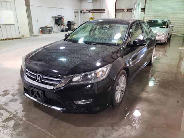 1HGCR2F86DA178055 - 2013 HONDA ACCORD EXL BLACK photo 2