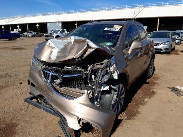 KL4CJASB2KB708282 - 2019 BUICK ENCORE PRE BROWN photo 2