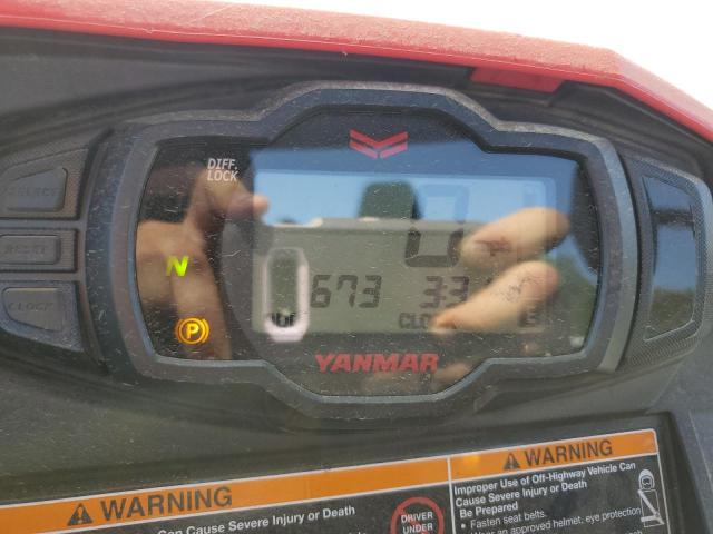 5Y4AMG4E7NA100435 - 2021 YAMAHA YFM700 RED photo 8