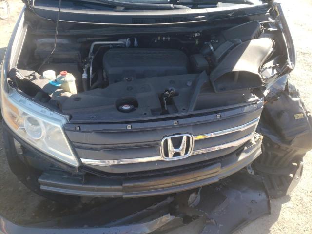 5FNRL5H25DB050837 - 2013 HONDA ODYSSEY LX GRAY photo 7