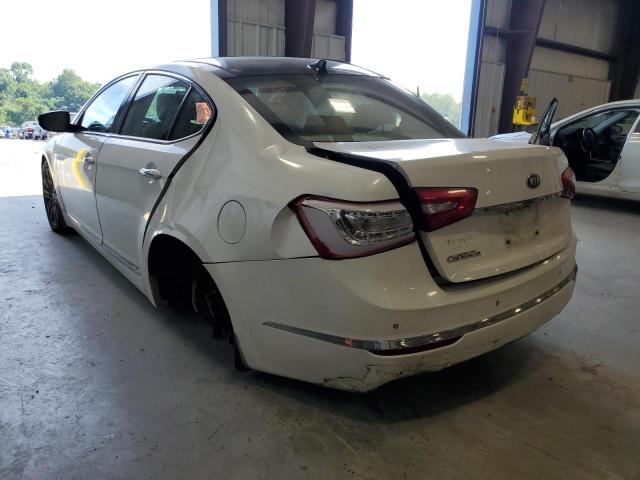 KNALN4D72E5121570 - 2014 KIA CADENZA PR WHITE photo 3