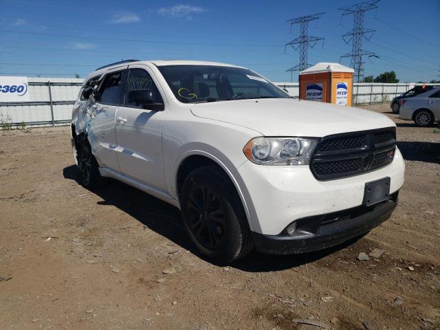 1D4RE2GG4BC730649 - 2011 DODGE DURANGO EX WHITE photo 1