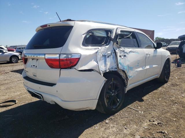 1D4RE2GG4BC730649 - 2011 DODGE DURANGO EX WHITE photo 4