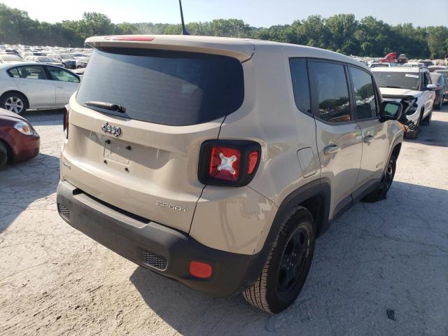 ZACCJBAT0GPE30484 - 2016 JEEP RENEGADE S თაფლისფერი ფოტო 4