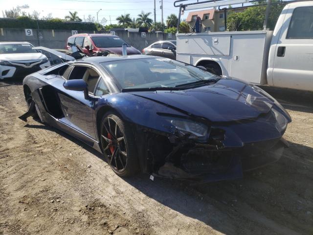 ZHWUR1ZD5FLA03559 - 2015 LAMBORGHINI AVENTADOR BLUE photo 1