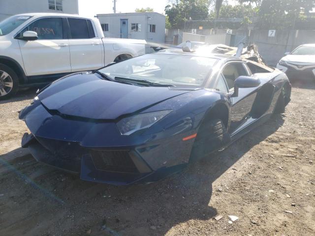 ZHWUR1ZD5FLA03559 - 2015 LAMBORGHINI AVENTADOR BLUE photo 2