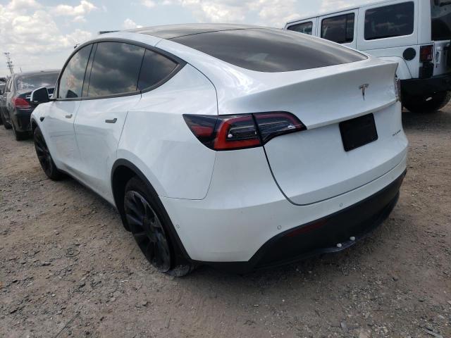 5YJYGDEEXMF081039 - 2021 TESLA MODEL Y Blanc photo 3