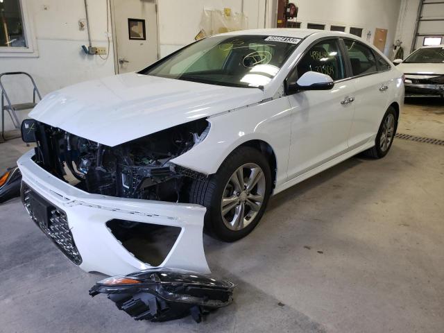 5NPE34AF9JH710428 - 2018 HYUNDAI SONATA SPO WHITE photo 2