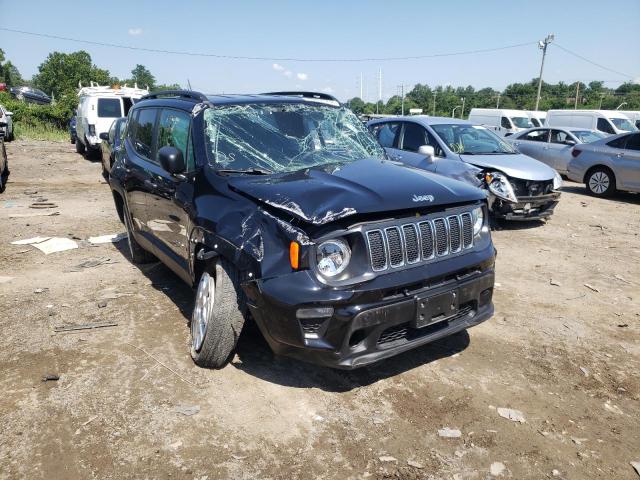 ZACNJBAB9KPK09844 - 2019 JEEP RENEGADE S BLACK photo 1