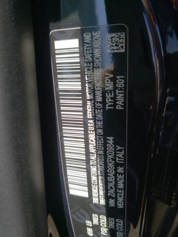 ZACNJBAB9KPK09844 - 2019 JEEP RENEGADE S BLACK photo 10