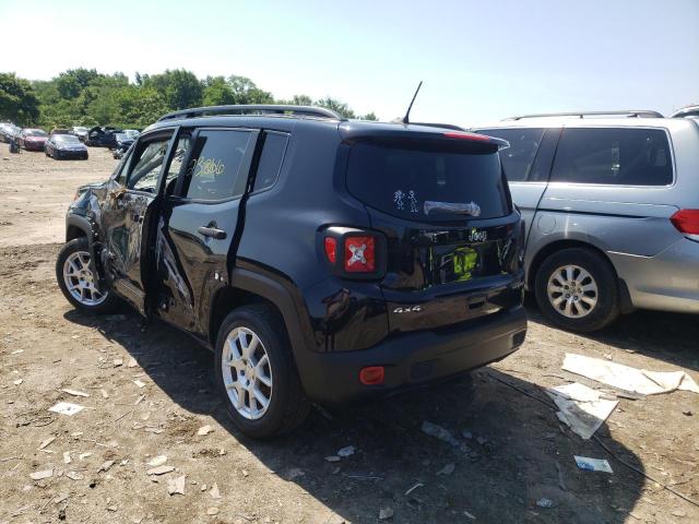 ZACNJBAB9KPK09844 - 2019 JEEP RENEGADE S BLACK photo 3