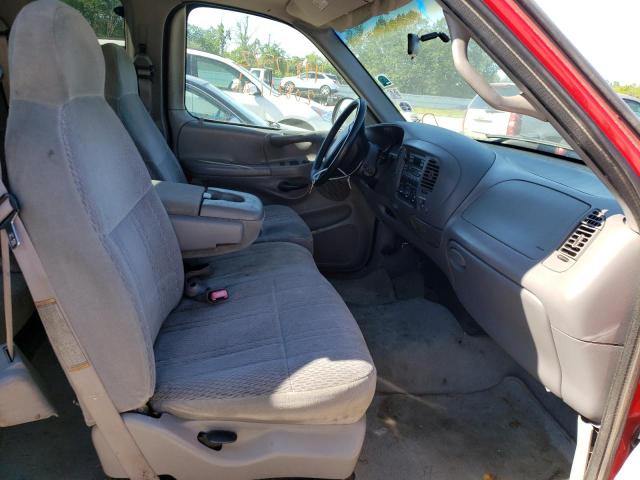 2FTZX1763WCA92676 - 1998 FORD F150 RED photo 5